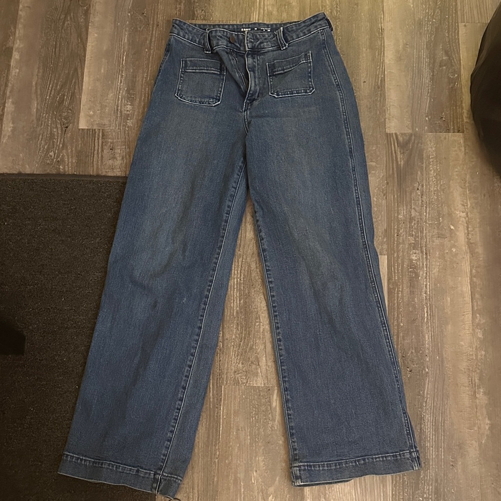 Old Navy Blue Flare & Wide Leg Jeans